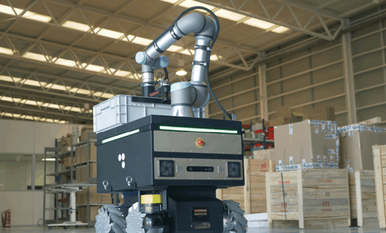 Mobile robots applications in the aerospace industry