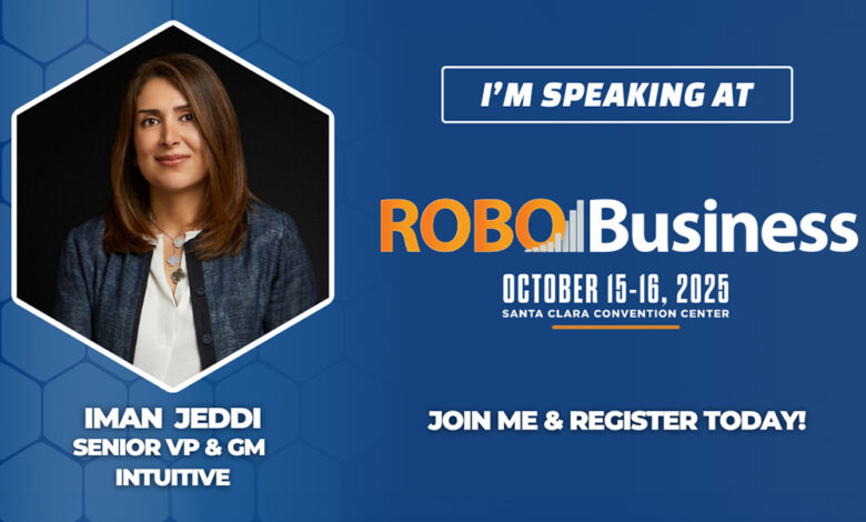 Intuitive Surgical GM Iman Jeddi to share at RoboBusiness how the company keeps innovating