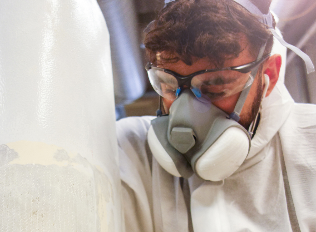 Working in protective equipment